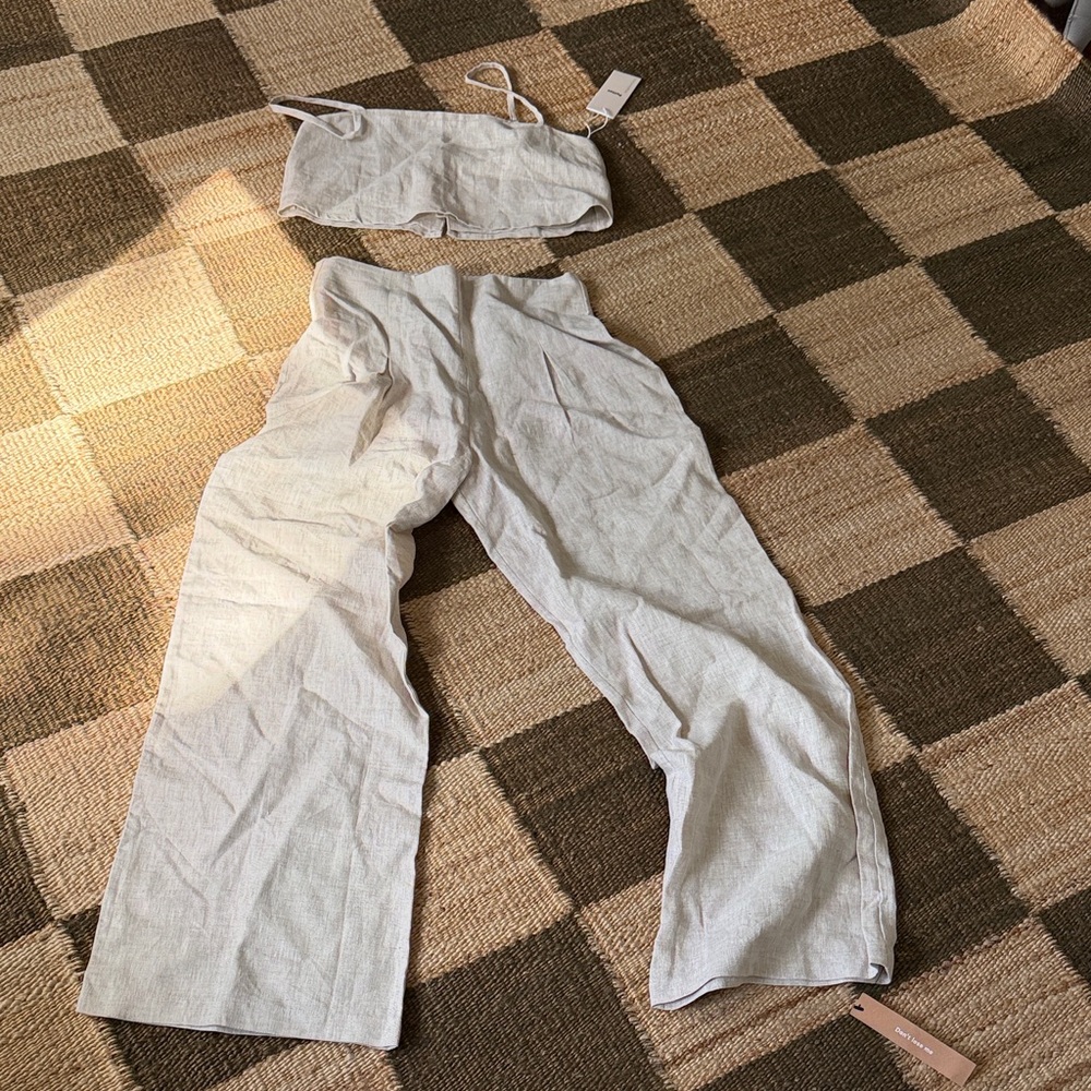 Brand New Reformation Women’s Linen Two Piece Set